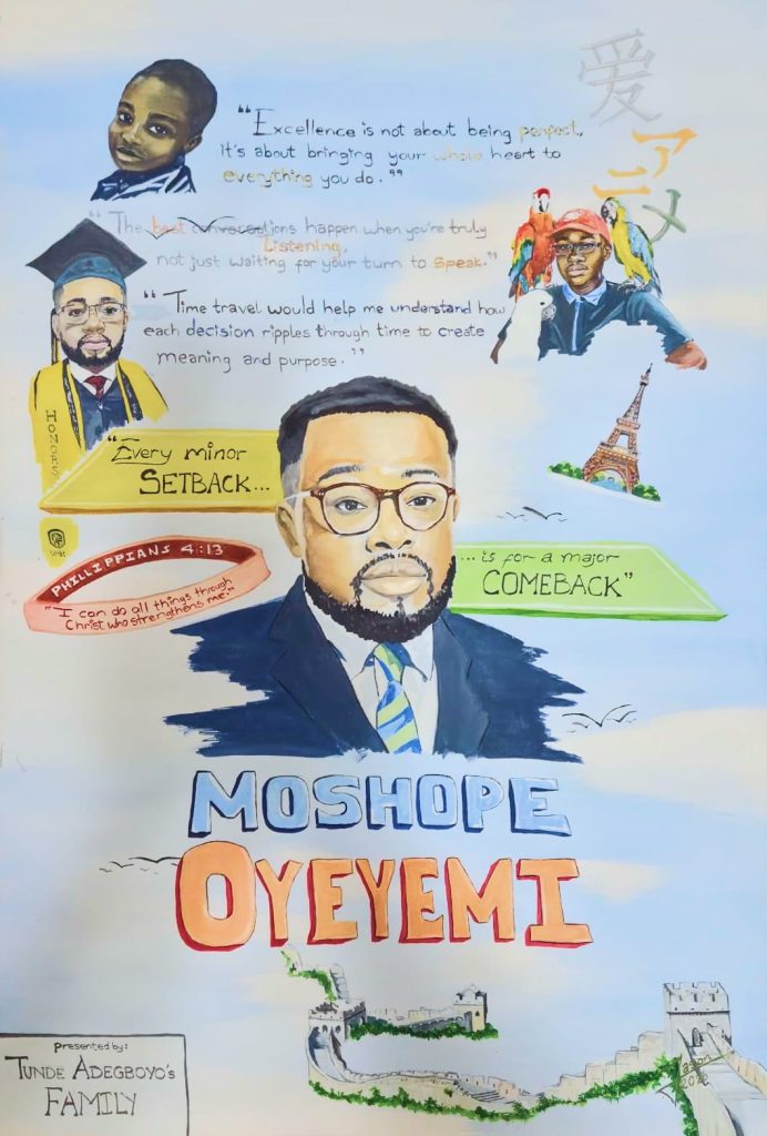 Moshope Oyeyemi Portrait by Tunde Adegboye's Family